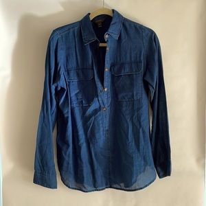 Jcrew 1/2 button down